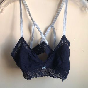 Set of aerie unlined bralettes